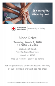 blood drive – medilodge of howell